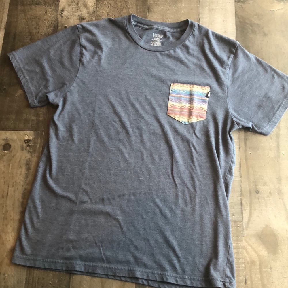 Vans Santa Fe print pocket short sleeve shirt
